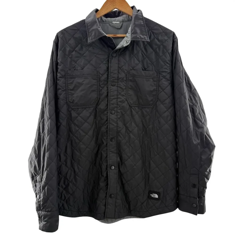 The North Face Men’s Fort Point Reversible Shirt Jacket Quilted Hiking Shacket L